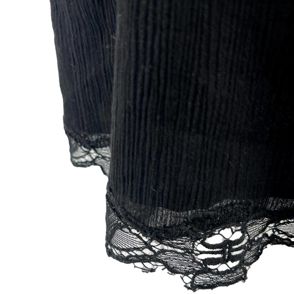 Sea New York Black Lace Crepe Drop Waist Tunic Dress EUC - Picture 5 of 12